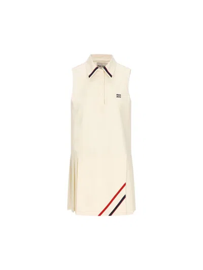 Miu Miu Dresses In White