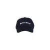 Miu Miu Drill Baseball Cap In Multi