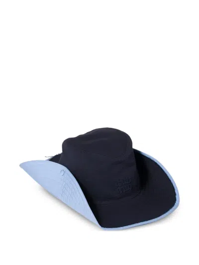 Miu Miu Drill Cowboy Hat In Blue