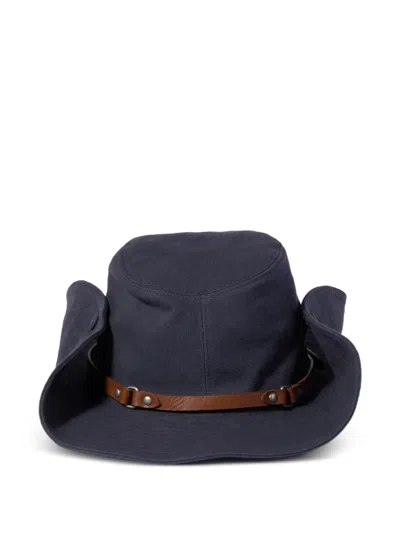 Miu Miu Drill Cowboy Hat In Blue