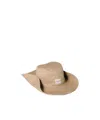 Miu Miu Drill Hat In Neutral