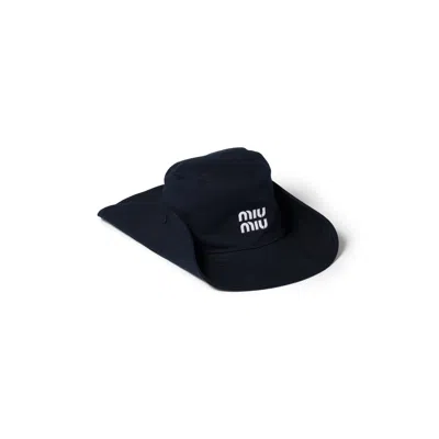 Miu Miu Drill Hat In Multi