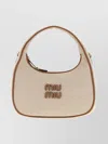 Miu Miu Dual Color Canvas Shoulder Bag