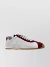 Miu Miu Dual Material Sneakers With Contrasting Panels