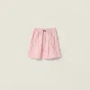 Miu Miu Duchesse Skirt In Pink