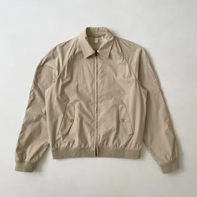 Pre-owned Miu Miu Early 2000s Beige Cotton Blouson Jacket In Sand