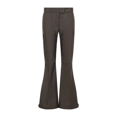 Miu Miu Ebano Trousers In Brown