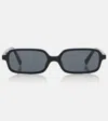 Miu Miu Rectangle Sunglasses In Schwarz