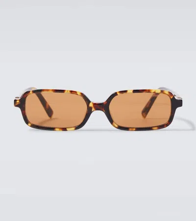 Miu Miu Eckige Sonnenbrille In Brown