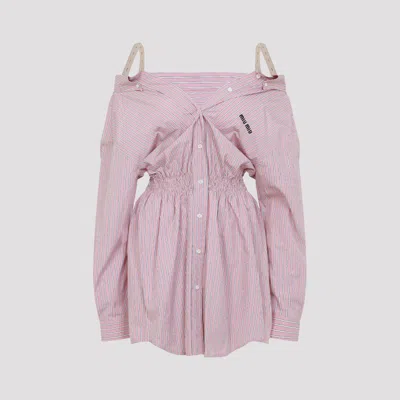 MIU MIU MIU MIU ELEGANT MIDI DRESS FOR WOMEN