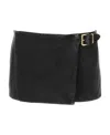 Miu Miu Emblem Skirt In Black