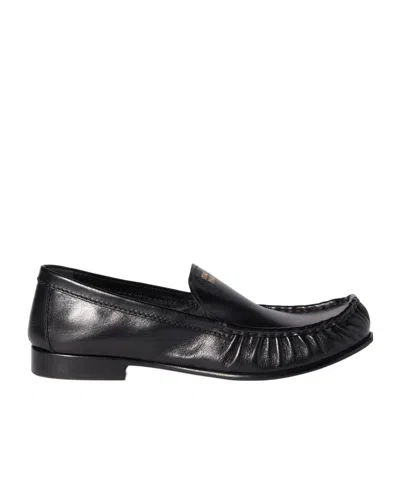 Miu Miu Embossed-logo Loafers