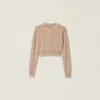 Miu Miu Embroidered Cashmere Cardigan