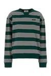 Miu Miu Embroidered Cotton Oversize T-shirt In Multi