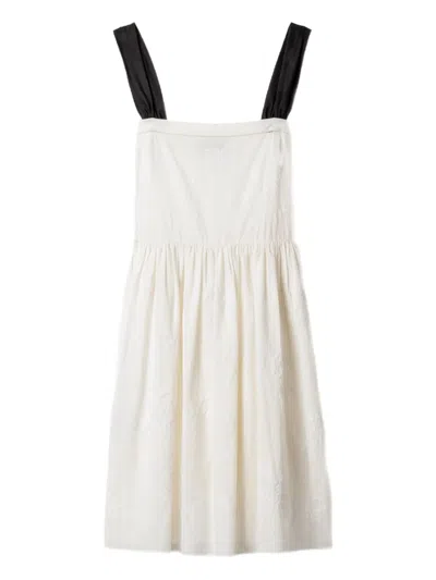 Miu Miu Embroidered Midi Dress