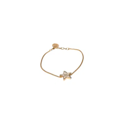 Miu Miu Enameled Metal Bracelet In Ivory