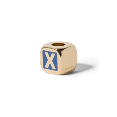 Miu Miu Enameled Metal Dice Charm In Multi
