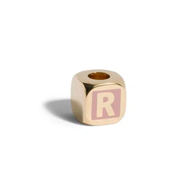 Miu Miu Enameled Metal Dice Charm In Multi