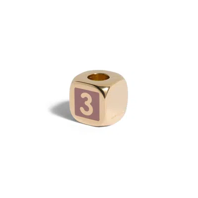 Miu Miu Enameled Metal Dice Charm In Multi