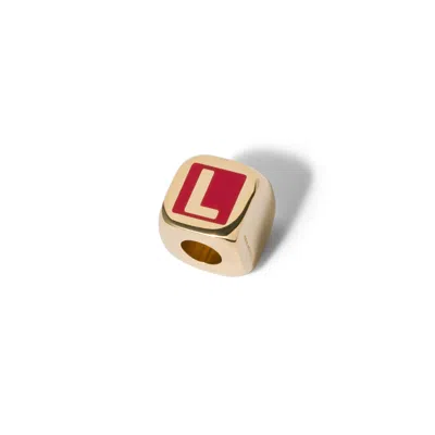 Miu Miu Enameled Metal Dice Charm In Multi
