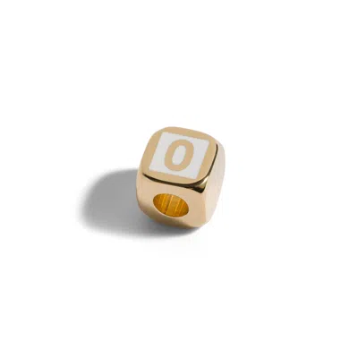 Miu Miu Enameled Metal Dice Charm In Multi