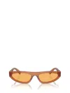 Miu Miu Eyewear Sunglasses In Caramel Trapsarent