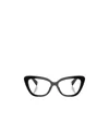 Miu Miu Eyewear Cat-eye Frame Glasses In Black