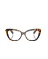 Miu Miu Eyewear Cat-eye Frame Glasses In Gray