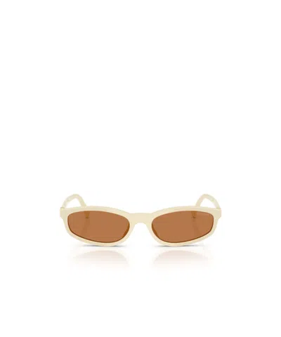 Miu Miu Full Frame Sunglasses In Brown