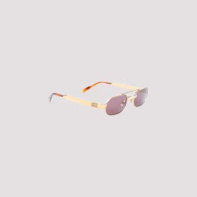 Miu Miu Eyewear Chic Women's Acetate Sunglasses In Brown