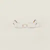 Miu Miu Eyewear Collection Sunglasses In Metallic
