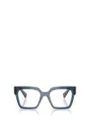 Miu Miu Full-frame Plain Mirror In Blue