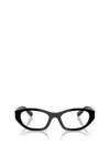 Miu Miu 0mu 03wv 16k1o1 Nero Glasses In Black