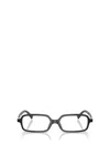Miu Miu Rectangle-frame Glasses In Brown