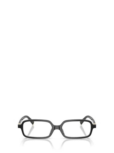 Miu Miu Rectangle-frame Glasses In Black