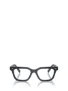 Miu Miu Mu 07xv Black Glasses In Blue Crystal