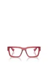 Miu Miu Eyewear Eyeglasses In Bordeaux Trasparent