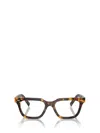Miu Miu Womens Brown Mu 07xv Rectangle-frame Tortoise Acetate Glasses In Brown