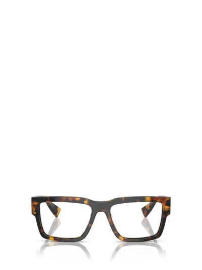 Miu Miu Mu 02xv Honey Tortoise Glasses In Brown