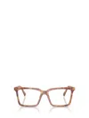 Miu Miu Brille Mit Eckigem Gestell In Brown
