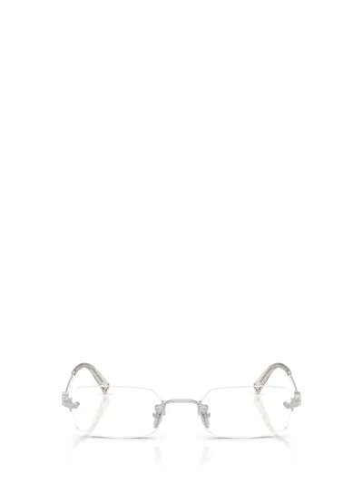 Miu Miu Eyewear Eyeglasses In Silver