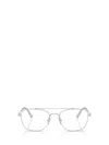 Miu Miu Square-frame Glasses In Silver
