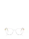 Miu Miu 0mu 02wv 15z1o1 Trasparente Glasses In Metallic