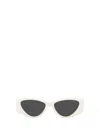 Miu Miu Eyewear Geometric-frame Sunglasses In White