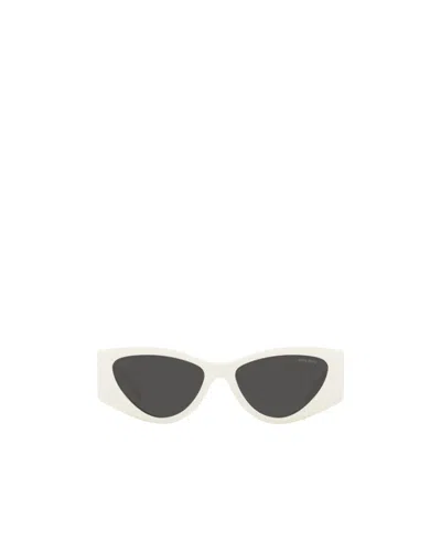 Miu Miu Eyewear Cat In White