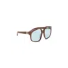 Miu Miu Womens Brown Mu A07s Irregular-frame Acetate Sunglasses In Brown