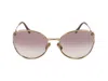 Miu Miu Sunglasses In Gold
