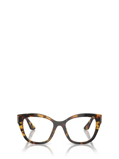 Miu Miu Square-frame Glasses In Honey Havana