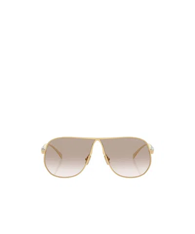 Miu Miu Eyewear Pilot Frame Full Rim Sunglasses In Neutral