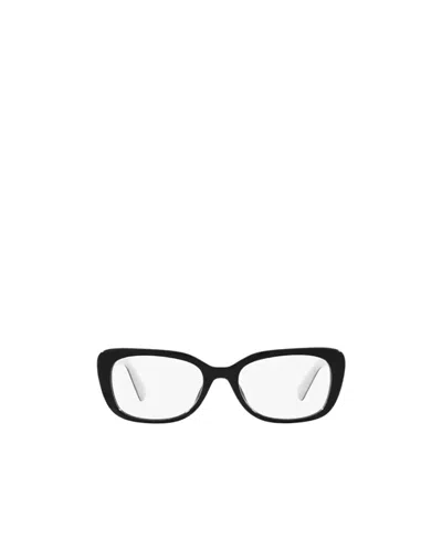Miu Miu Eyewear Rectangle-frame Glasses In White